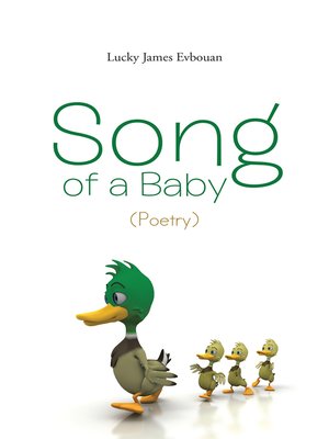 cover image of Song of a Baby (Poetry)